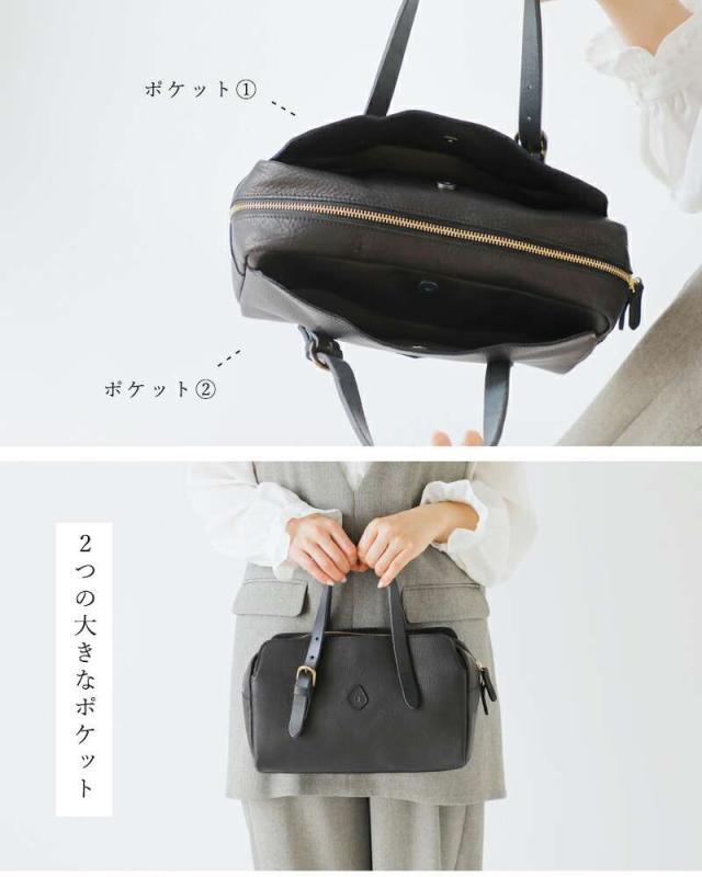 クレドラン ボストンバッグ CLEDRAN  カウレザー ポケット ボストン バッグ “GALE” cl-3817