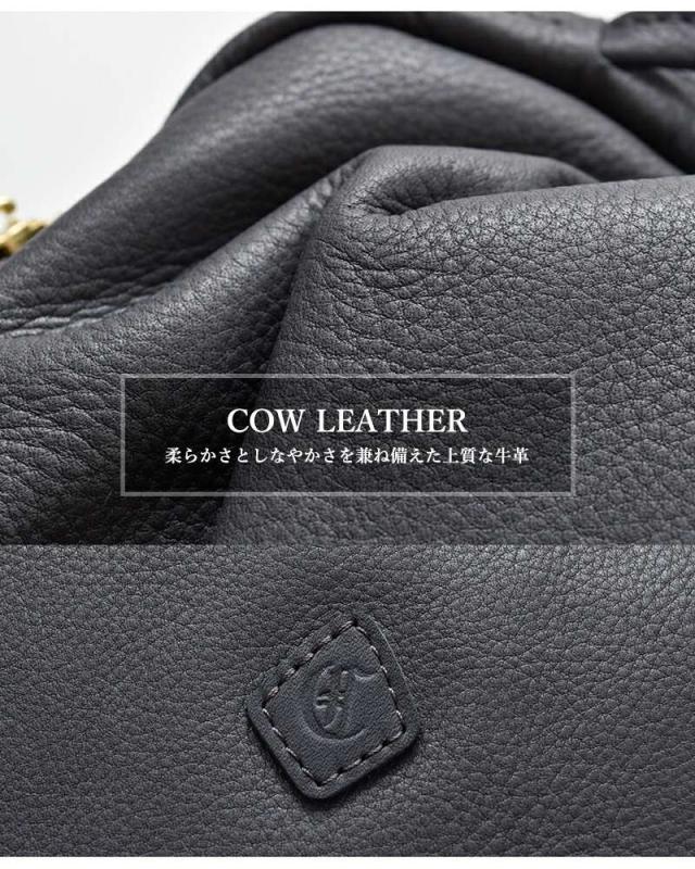 クレドラン ボストンバッグ CLEDRAN  カウレザー タック ボストン バッグ “GALE” cl-3848