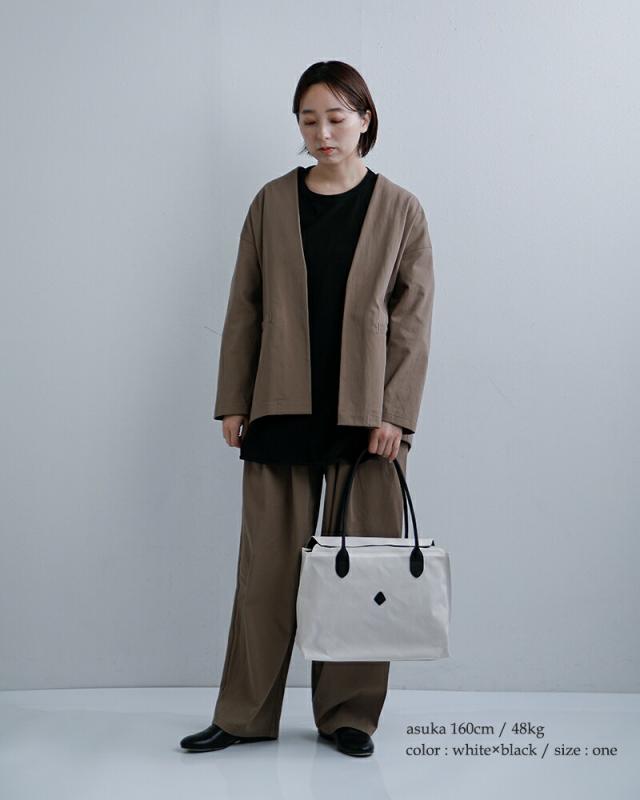 CLEDRAN(クレドラン)カウレザーハンドルナイロントートバッグ“GIRA”cl-3886