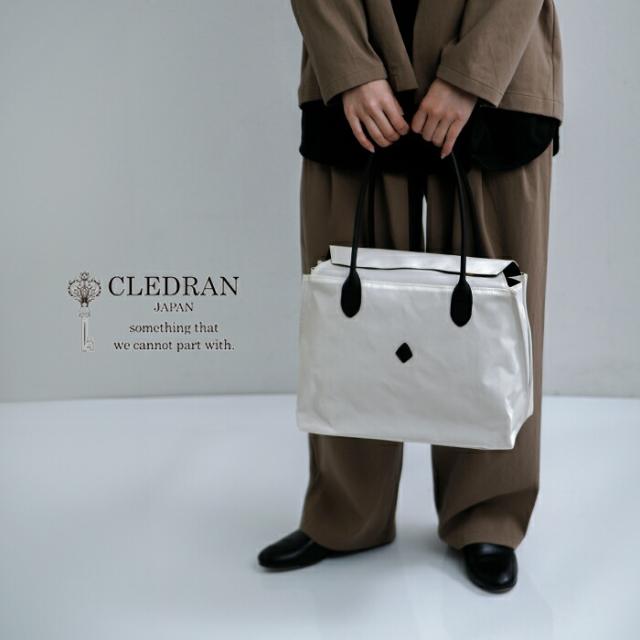 CLEDRAN(クレドラン)カウレザーハンドルナイロントートバッグ“GIRA”cl-3886