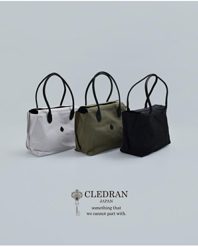 CLEDRAN(クレドラン)カウレザーハンドルナイロントートバッグ“GIRA”cl-3886