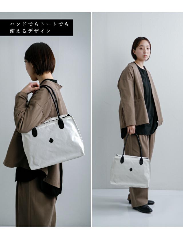 CLEDRAN(クレドラン)カウレザーハンドルナイロントートバッグ“GIRA”cl-3886