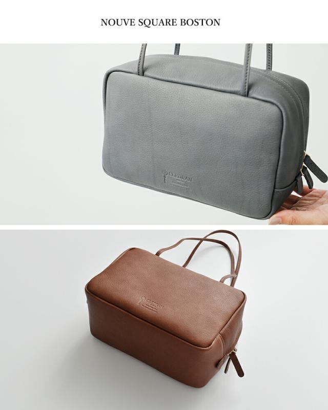CLEDRAN(クレドラン)カウレザースクエアボストンバッグ“NOUVE”cl-3941