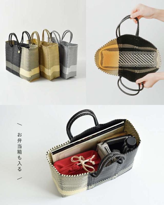 Letra(レトラ)ショートメルカドバッグSHORT“CROSSLINE/3COLORSCHECK”cross-line-short