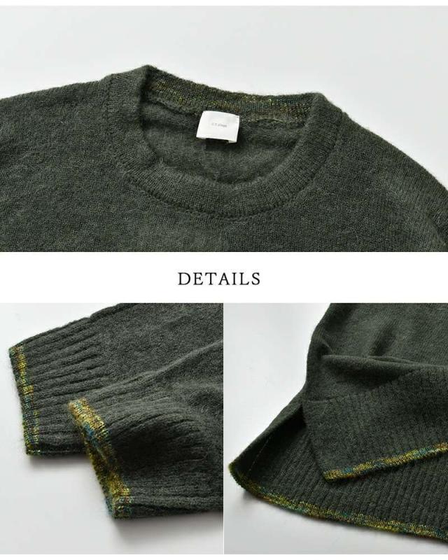 シーティープラージュ ニット セーター C.T.plage  アルパカ ミックス クルーネック ニット プルオーバー ct25309  ☆☆ クーポン対象