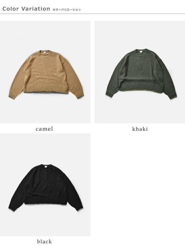 シーティープラージュ ニット セーター C.T.plage  アルパカ ミックス クルーネック ニット プルオーバー ct25309  ☆☆ クーポン対象