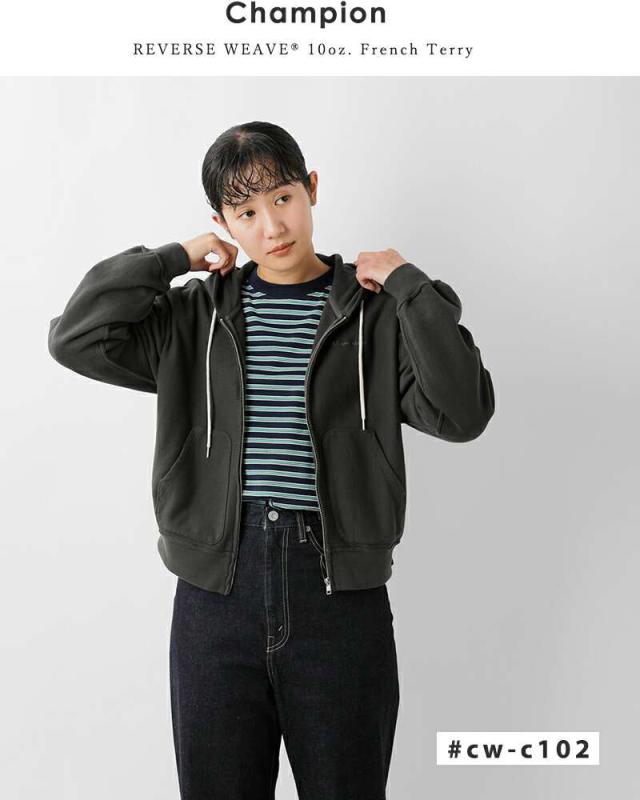 Champion(チャンピオン)リバースウィーブジップフーデッドスウェットシャツcw-c102