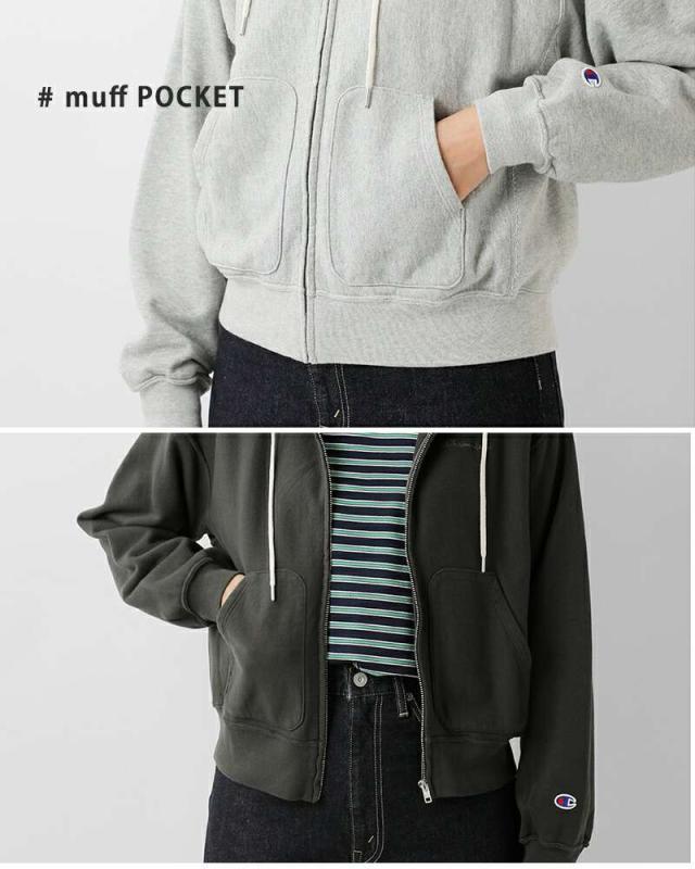 Champion(チャンピオン)リバースウィーブジップフーデッドスウェットシャツcw-c102