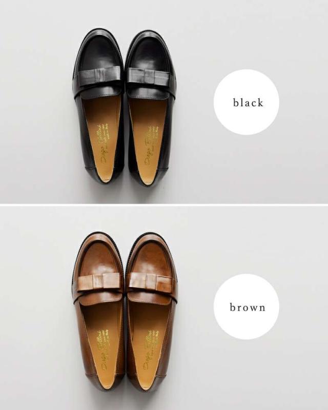 ディエゴベリーニ ローファー靴 シューズ DIEGO BELLINI  オールレザー リボン ローファー “BUFALO” d2733-bufalo  クーポン対象