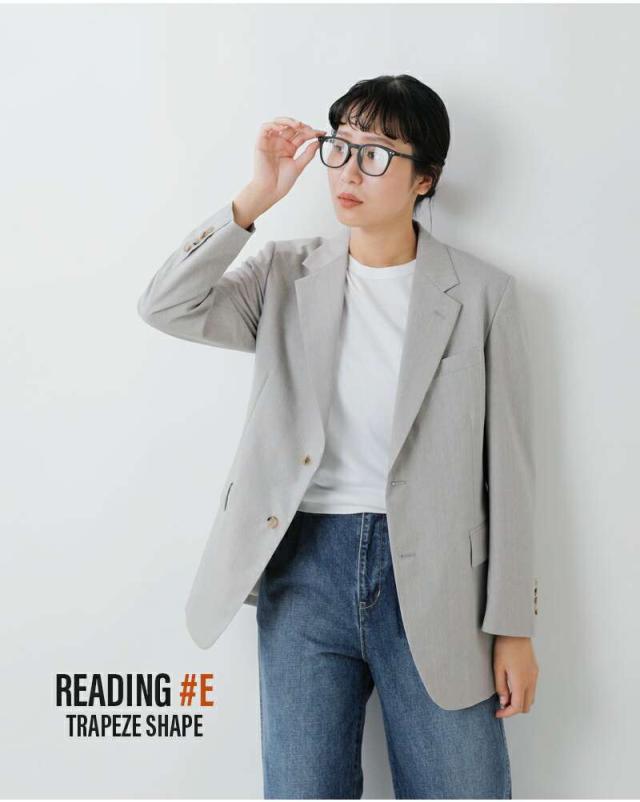 IZIPIZI(イジピジ)度付きトラピーズシェイプリーディンググラス e-reading
