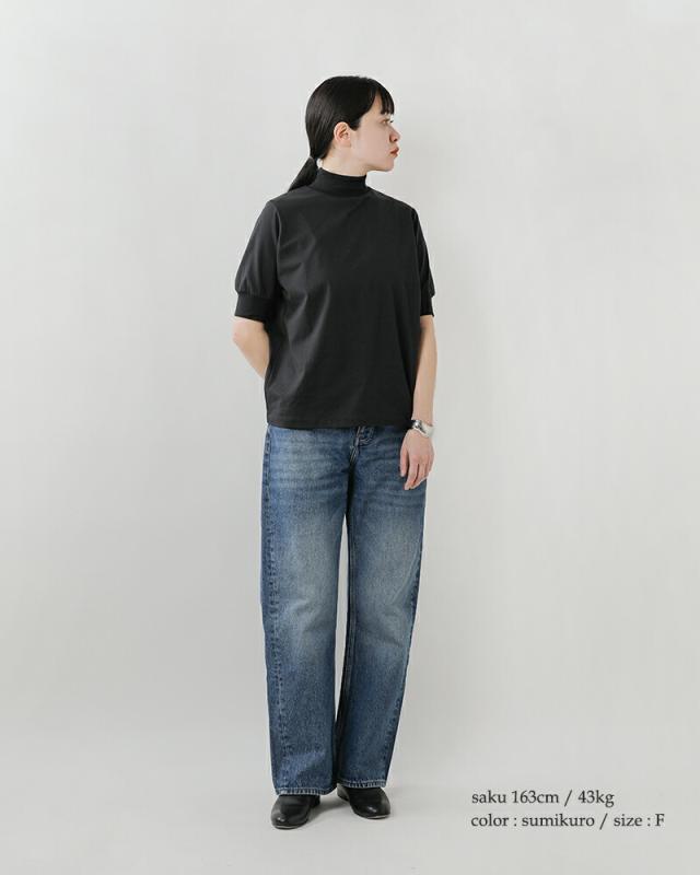 euphoric(ユーフォリック)スペインピマコットンモックネックプルオーバー“MockneckTops”eu-ct5111
