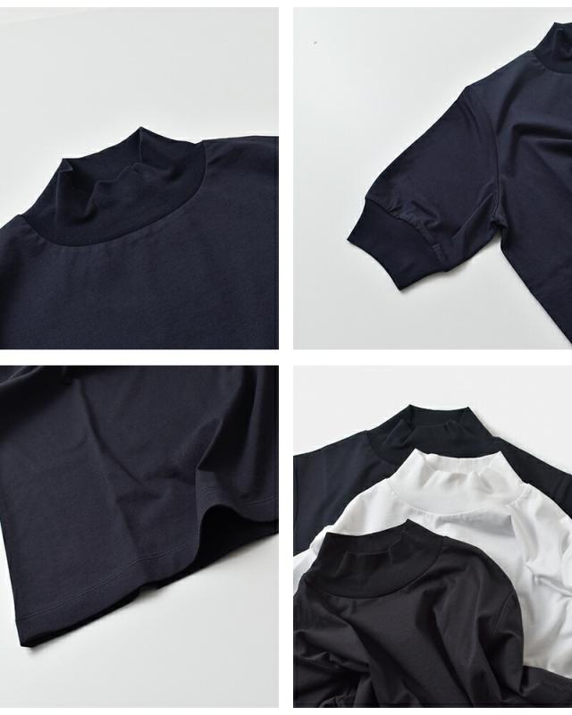 euphoric(ユーフォリック)スペインピマコットンモックネックプルオーバー“MockneckTops”eu-ct5111