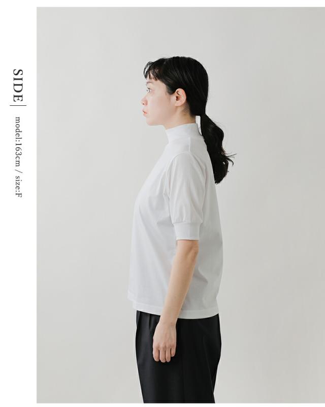 euphoric(ユーフォリック)スペインピマコットンモックネックプルオーバー“MockneckTops”eu-ct5111