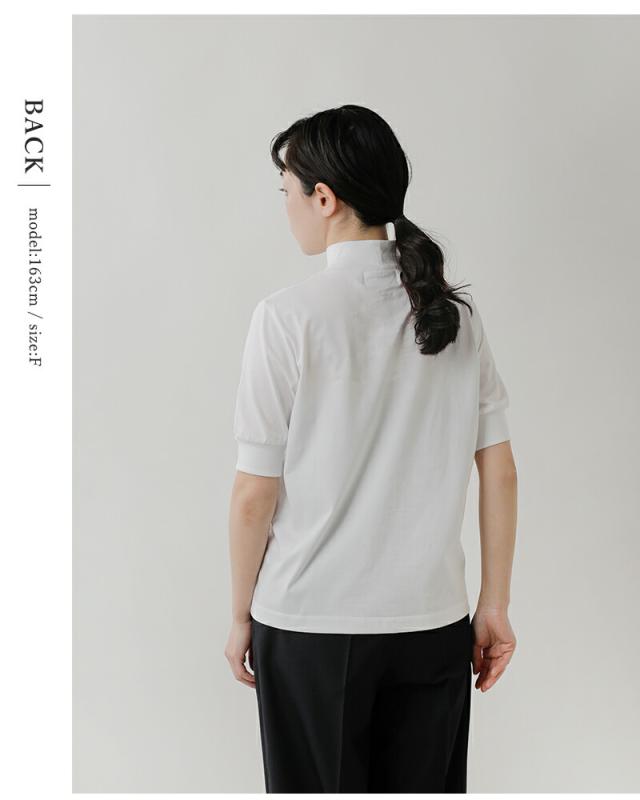euphoric(ユーフォリック)スペインピマコットンモックネックプルオーバー“MockneckTops”eu-ct5111