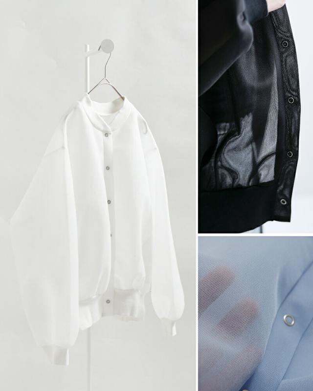 euphoric’(ユーフォリック)シアーダンボールスナップカーディガン“SheerSnapCardigan”eu-ct6101