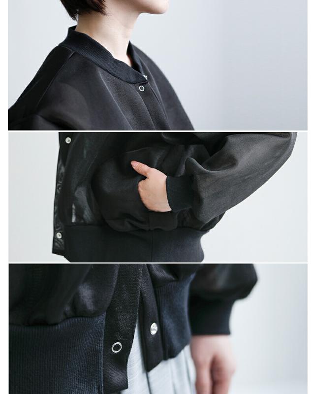 euphoric’(ユーフォリック)シアーダンボールスナップカーディガン“SheerSnapCardigan”eu-ct6101