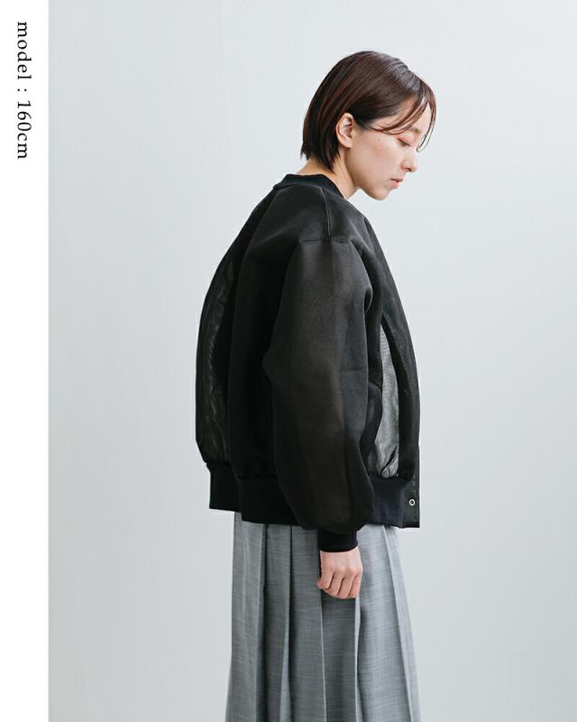euphoric’(ユーフォリック)シアーダンボールスナップカーディガン“SheerSnapCardigan”eu-ct6101