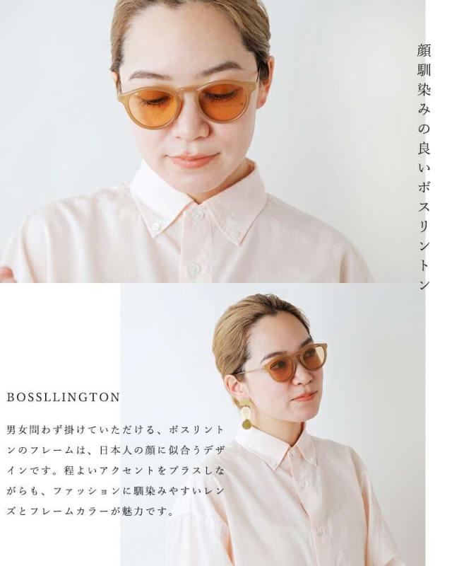 Ciqi(シキ)aranciato別注 UVカット ボスリントンサングラス“Evans” evans-exclusive