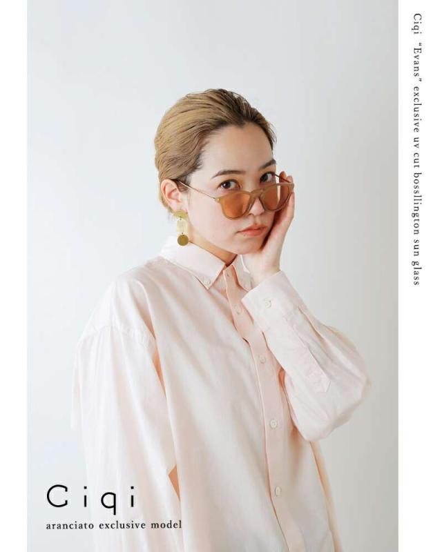 Ciqi(シキ)aranciato別注 UVカット ボスリントンサングラス“Evans” evans-exclusive