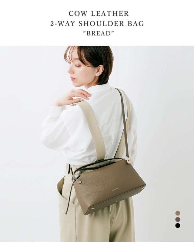 フィールアンドテイスト ショルダーバッグ FEEL AND TASTE  カウレザー 2way ショルダー バッグ “bread” f202b521  クーポン対象