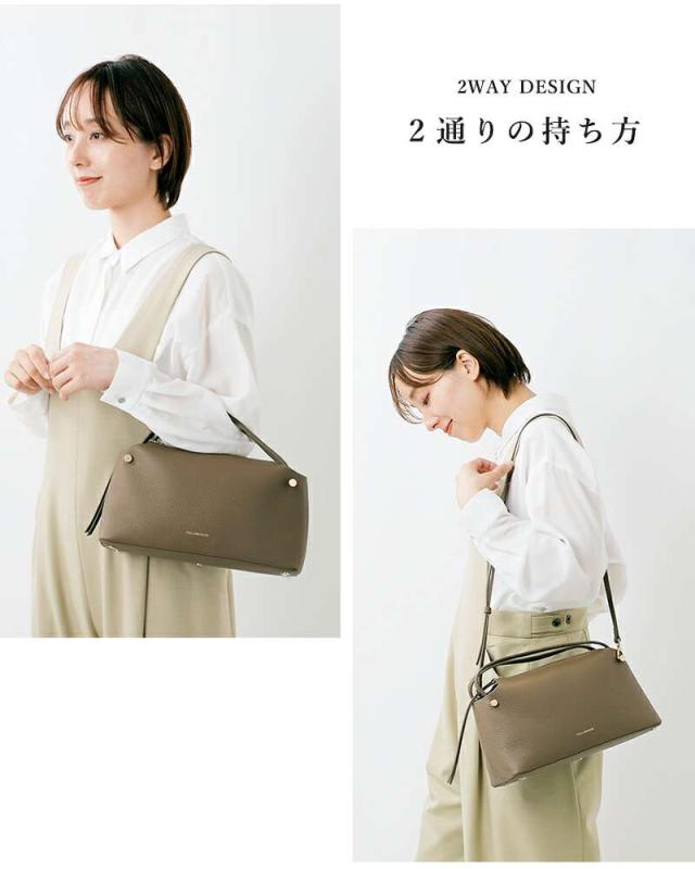 フィールアンドテイスト ショルダーバッグ FEEL AND TASTE  カウレザー 2way ショルダー バッグ “bread” f202b521  クーポン対象