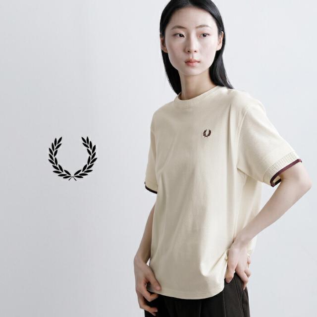 FRED PERRY(フレッド ペリー)メッシュ カフ ピケ 半袖Tシャツ MESH CUFF PIQUE T-SHIRT g2167