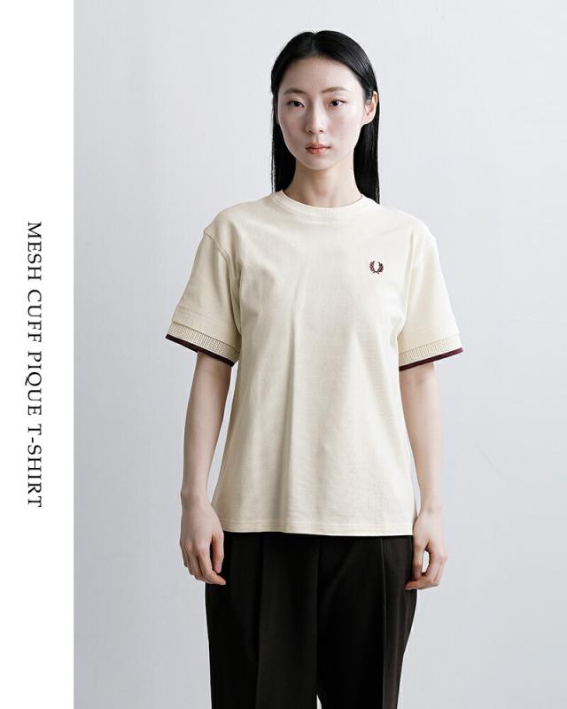 FRED PERRY(フレッド ペリー)メッシュ カフ ピケ 半袖Tシャツ MESH CUFF PIQUE T-SHIRT g2167