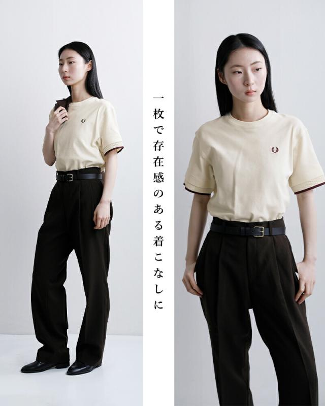 FRED PERRY(フレッド ペリー)メッシュ カフ ピケ 半袖Tシャツ MESH CUFF PIQUE T-SHIRT g2167