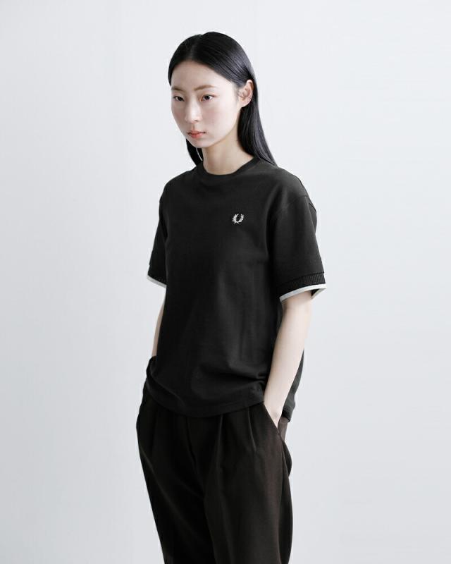 FRED PERRY(フレッド ペリー)メッシュ カフ ピケ 半袖Tシャツ MESH CUFF PIQUE T-SHIRT g2167