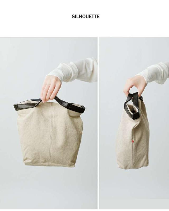 Permanent Age(パーマネントエイジ)コットンリネン×カウレザーミニトートバッグgf-2323