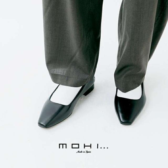MOHI(モヒ)スクエアトゥローヒールパンプスgu3-1866-28-pu