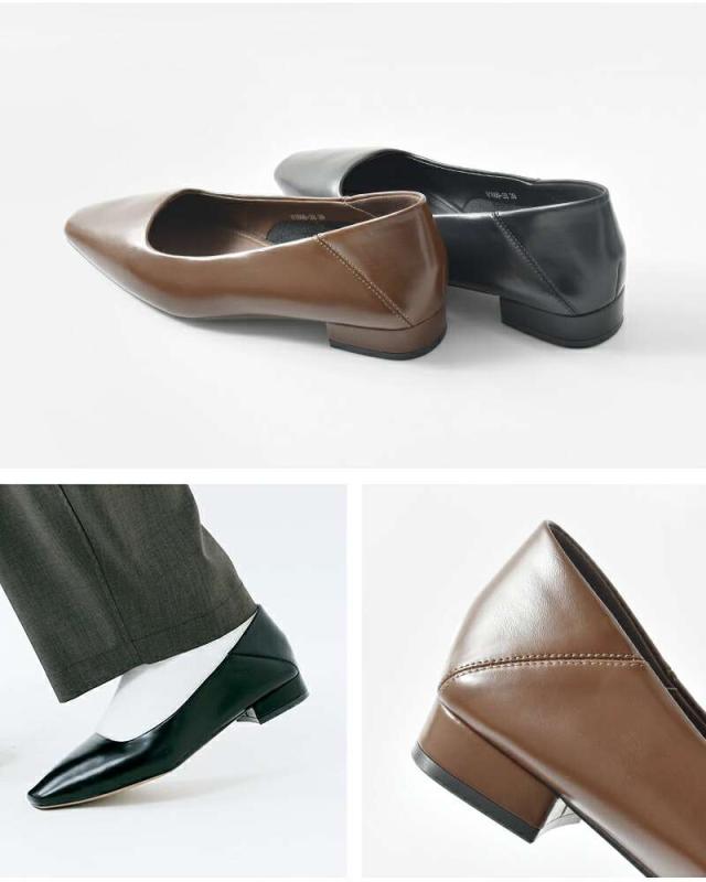 MOHI(モヒ)スクエアトゥローヒールパンプスgu3-1866-28-pu