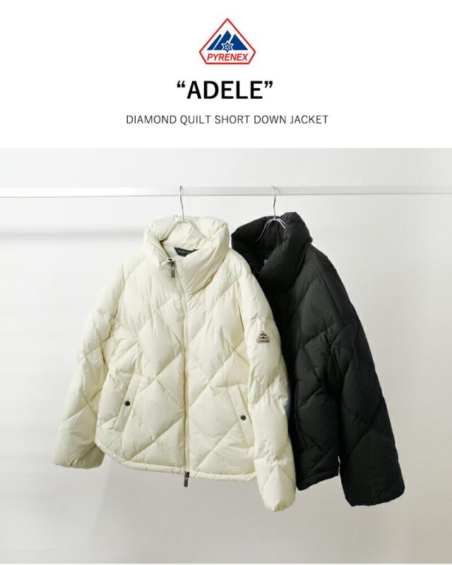 PYRENEX(ピレネックス)アデルダイヤモンドキルトショートダウンジャケット“ADELE”hwy009