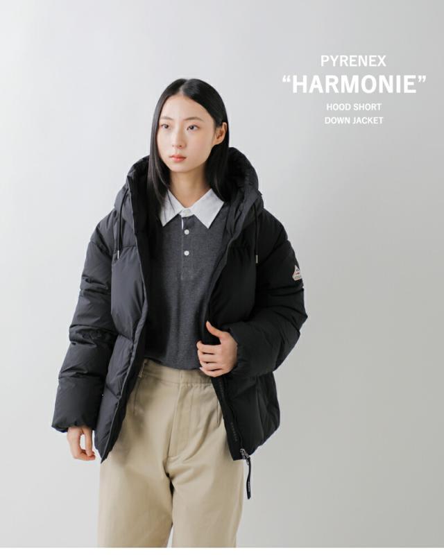 PYRENEX(ピレネックス)アルモニフードショートダウンジャケット“HARMONIE”hwy043