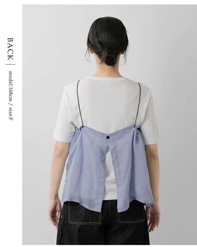 ironari(イロナリ)SHESEAリネンキャミソールi-25405