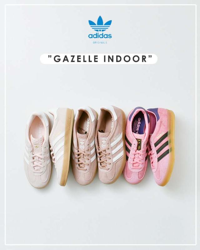 adidas Originals(アディダス オリジナルス)ガゼルインドアWスエードスニーカー“GAZELLEINDOORW”ie7002