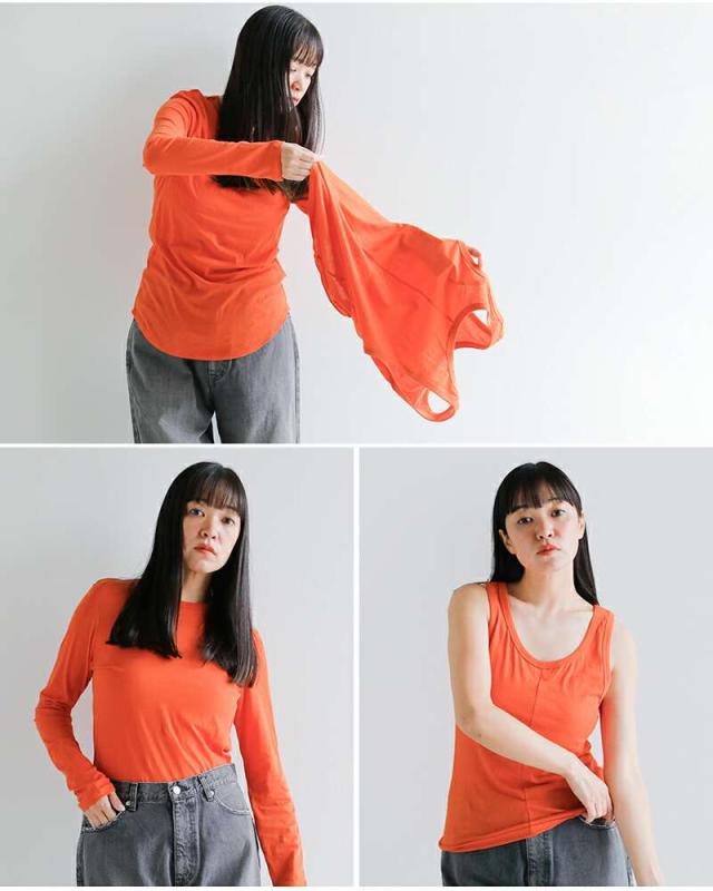 Johnbull(ジョンブル)ハイツイストコットンレイヤードカットソープルオーバーjl253c03