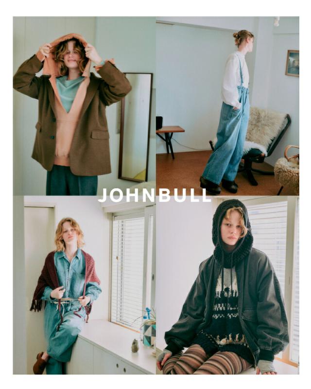 ジョンブル Johnbull デニム タック マム パンツ jl251p02-yo新作