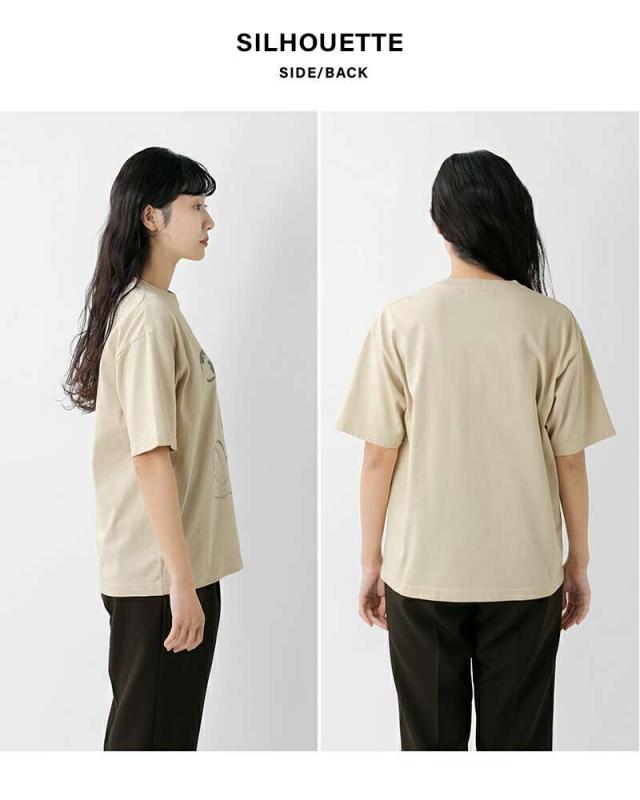 Johnbull(ジョンブル)コットンミッキーマウスプリントTシャツ“MICKEYMOUSET”jt252c02