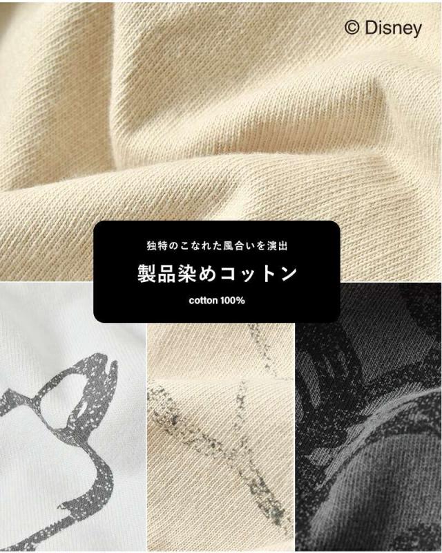 Johnbull(ジョンブル)コットンミッキーマウスプリントTシャツ“MICKEYMOUSET”jt252c02