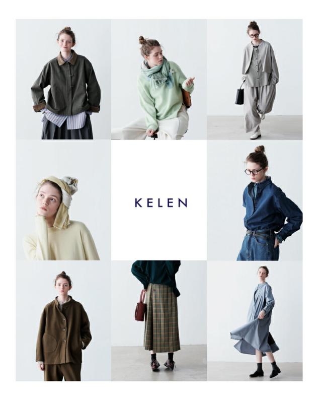 kelen(ケレン)デザインニットトップス“GRUA”lkl25fkn2002