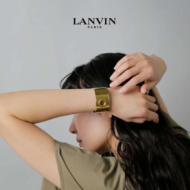 LANVIN(ランバン)ステンレスGPヴィンテージウォッチks-982