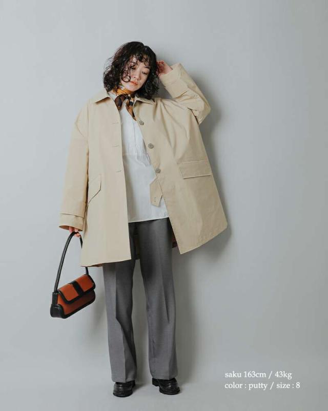 20%OFF マッキントッシュ MACKINTOSH 撥水 ハンビー オーバーサイズ ドロップショルダー ショート コート “HUMBIE” l251mo1141bagn アウター ☆☆ クーポン対象