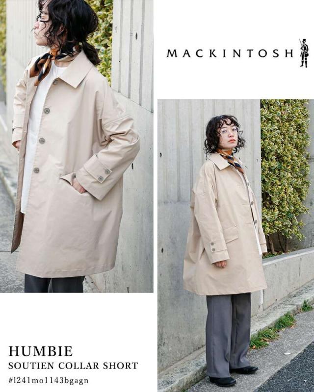 20%OFF マッキントッシュ MACKINTOSH 撥水 ハンビー オーバーサイズ ドロップショルダー ショート コート “HUMBIE” l251mo1141bagn アウター ☆☆ クーポン対象