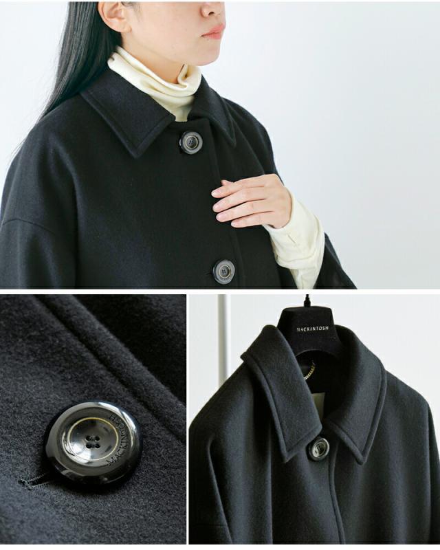 MACKINTOSH(マッキントッシュ)ウールメルトンコリンクロップドスリーブコート“COLLIN”l252mo1181f2k