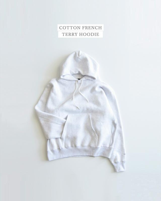 LENO(リノ)コットンフレンチテリーフーディー“HOODIE”leno-cs002-same1