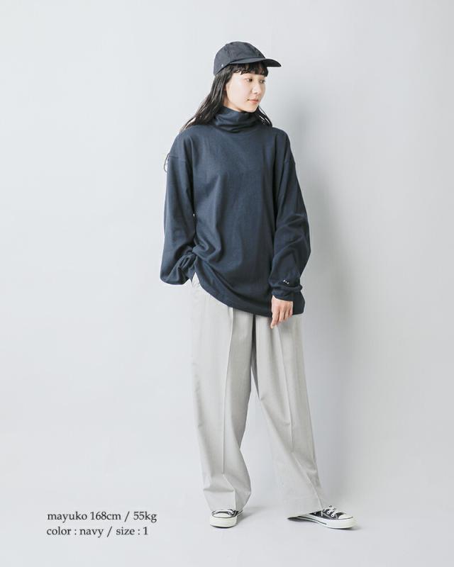 LENO(リノ)コットンモックタートルネックプルオーバー“MOCKTURTLENECKPULLOVER”leno-cs004
