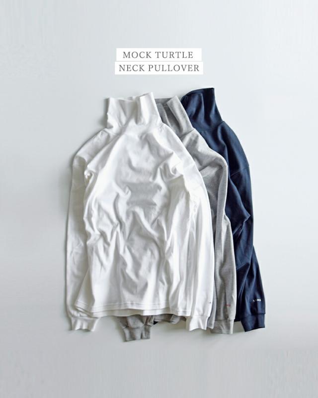 LENO(リノ)コットンモックタートルネックプルオーバー“MOCKTURTLENECKPULLOVER”leno-cs004