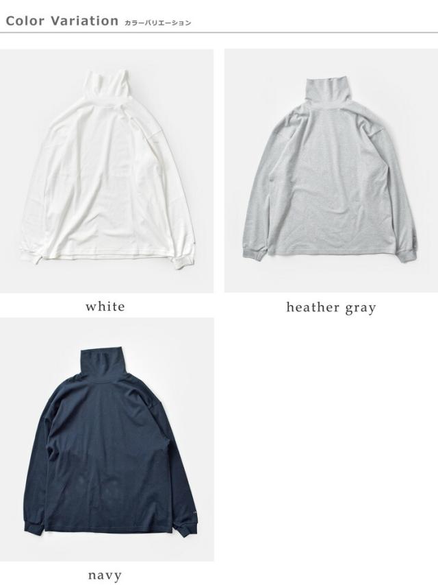 LENO(リノ)コットンモックタートルネックプルオーバー“MOCKTURTLENECKPULLOVER”leno-cs004