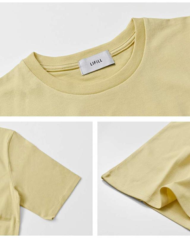 LIFiLL(リフィル)コットニーコンパクトTシャツ“COTTONYCOMPACTTEE”lf079-01